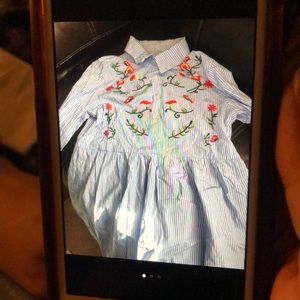 half button down